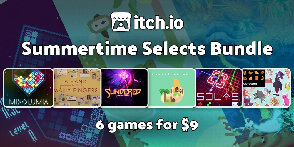 The itch.io Summertime Selects bundle is now live!