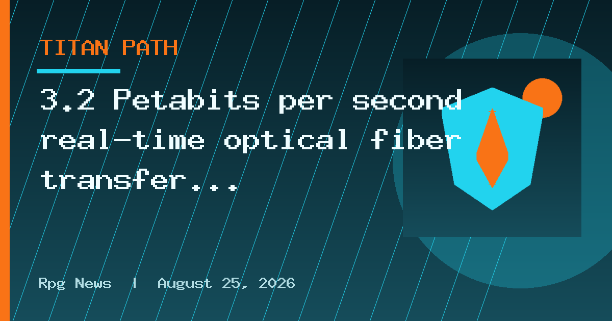 3.2 Petabits per second real-time optical fiber transfer speed world record