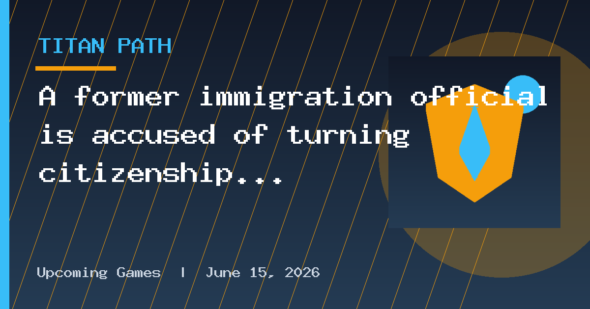 A former immigration official is accused of turning citizenship approvals