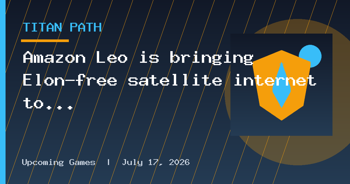 Amazon Leo is bringing Elon-free satellite internet to Uzbekistan