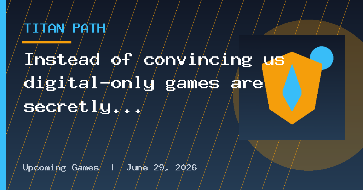 Instead of convincing us digital-only games are secretly a good thing, Sony was