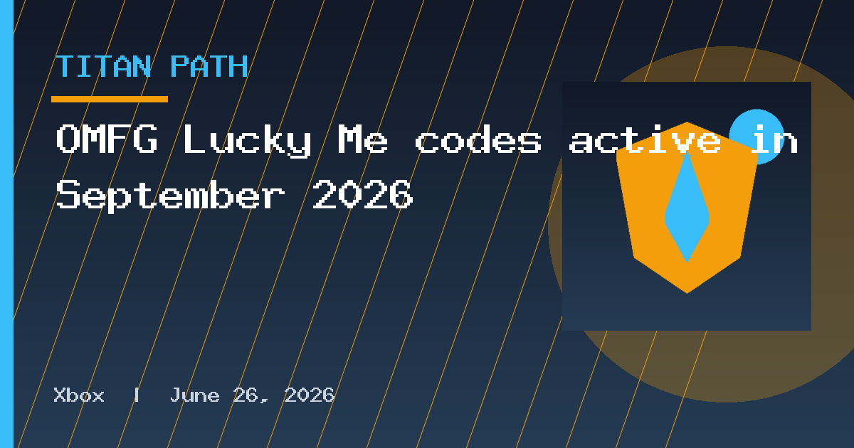 OMFG Lucky Me codes active in September 2026