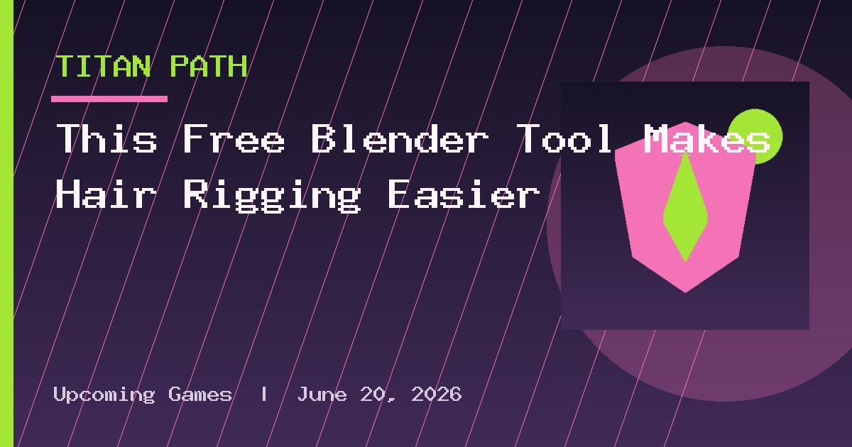 This Free Blender Tool Makes Hair Rigging Easier